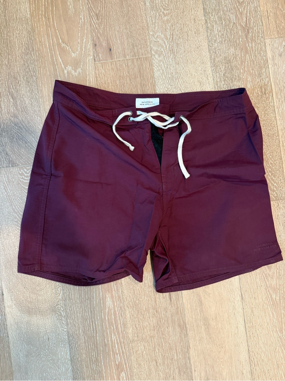 Saturdays New York City 4.5” Inseam Maroon Men’s Shorts